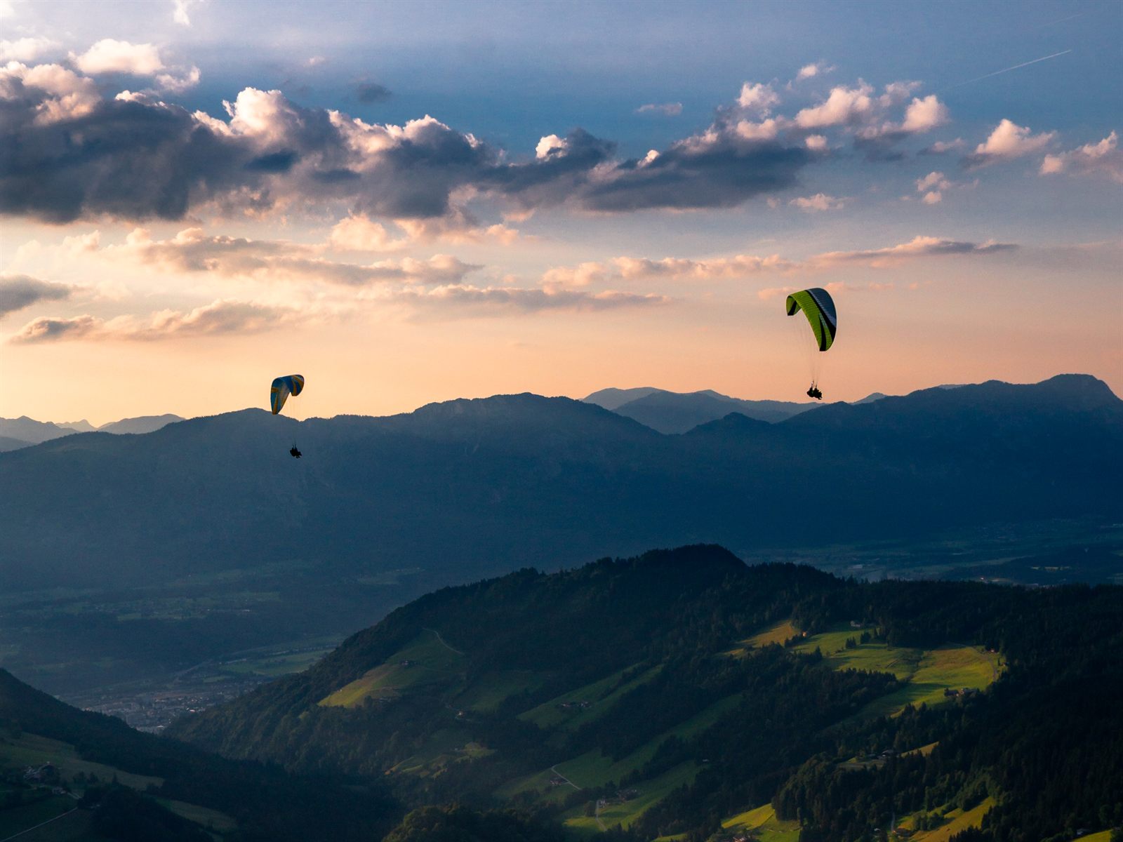 Paragleiten Markbachjoch Wildschönau